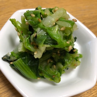 小松菜と白菜のナムル